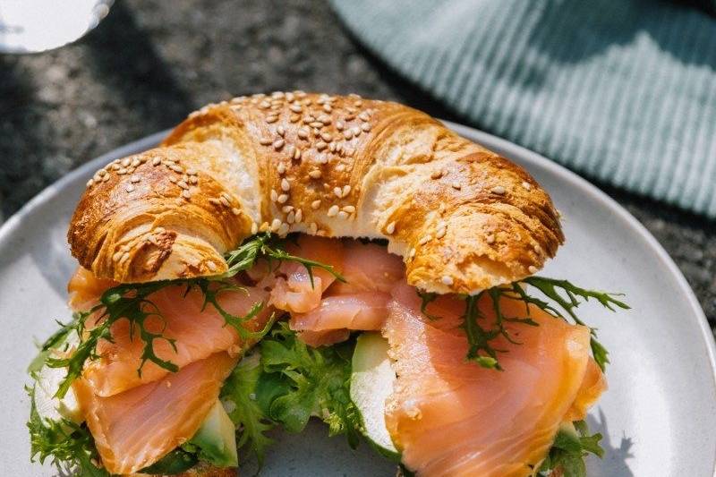 Creamy Salmon Croissant