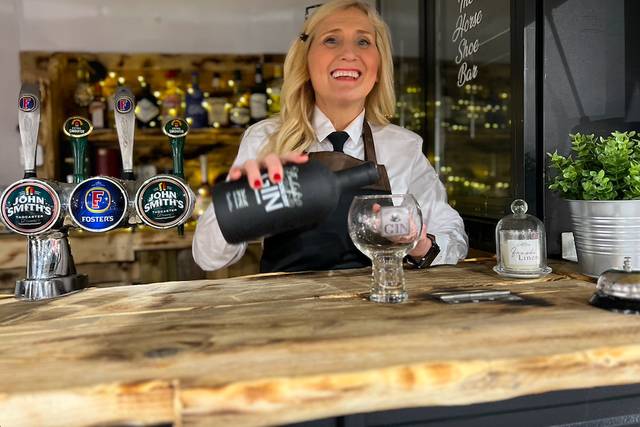 Cellar Door in South Yorkshire Mobile Bar Services hitched