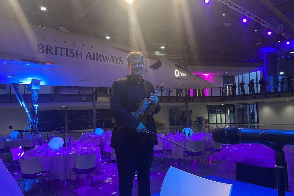 Music, dinner and Concorde!