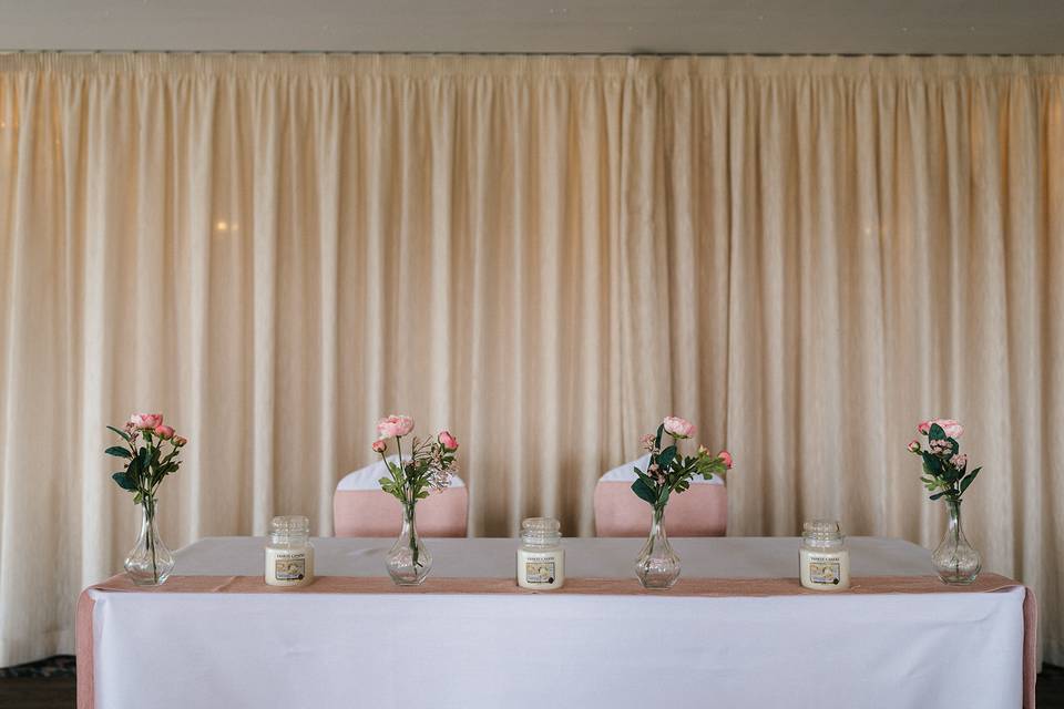 Ceremony table