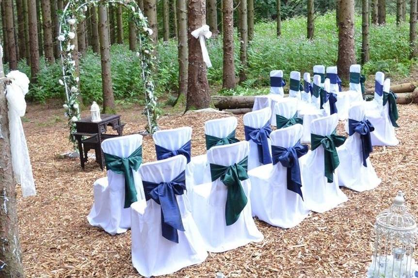 Woodland Ceremony at Friars Carse