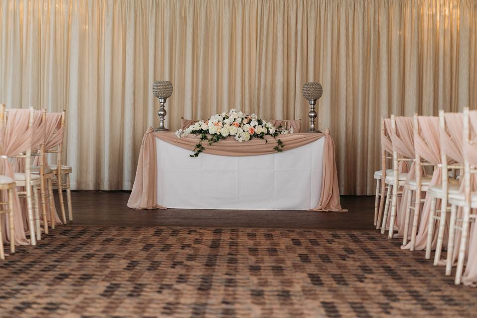 Ceremony table