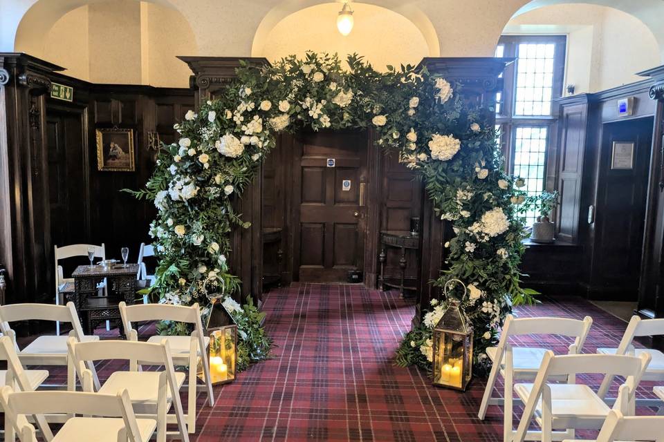Beautiful flower arch