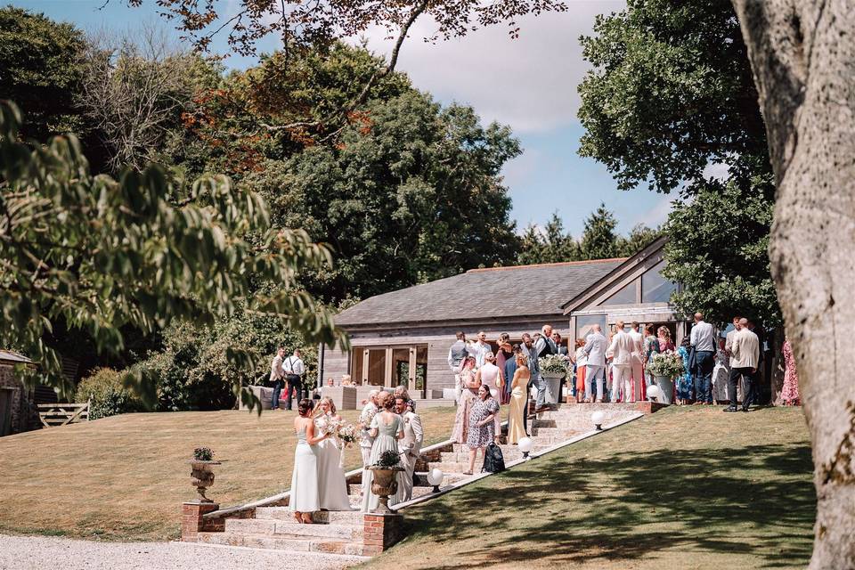 Barn wedding venue cornwall