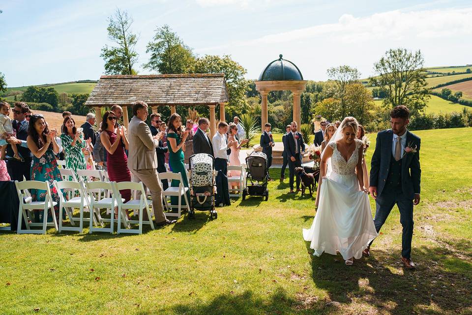 Outdoor ceremony natural