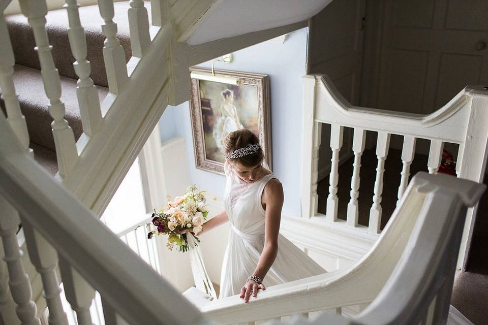 Country house bridal staircase