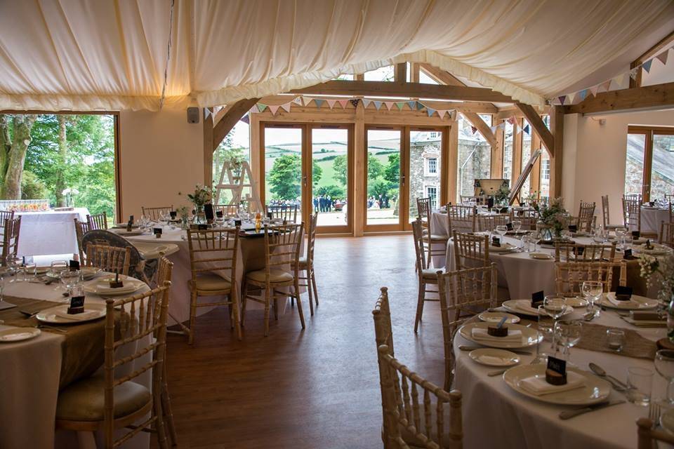 Reception barn views