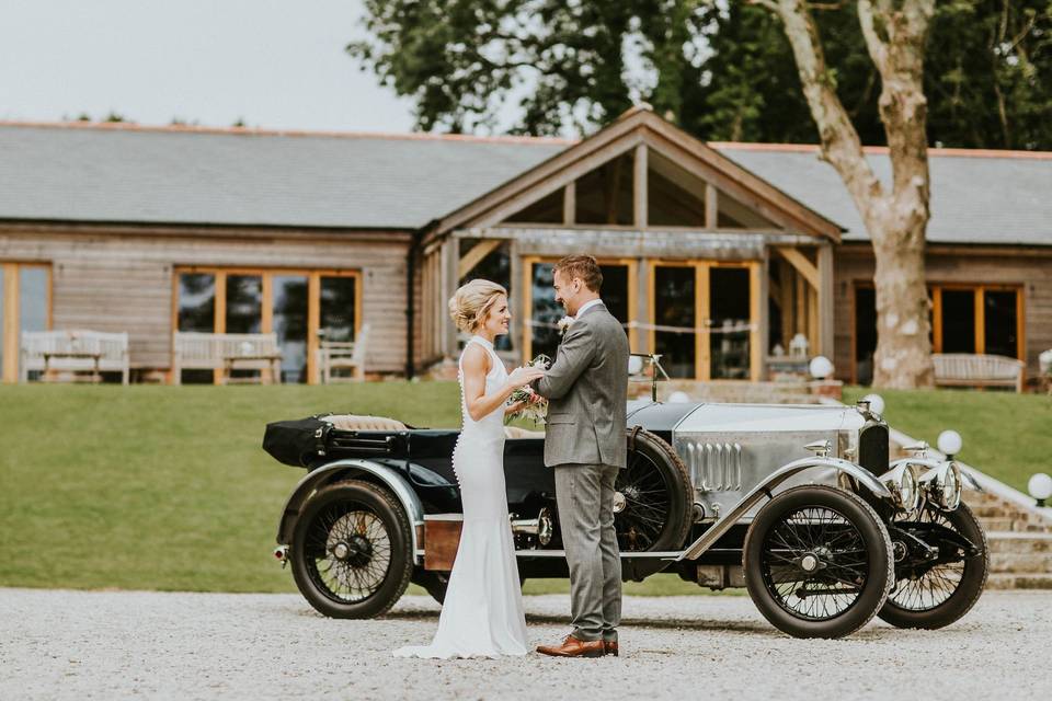 Barn wedding Tredudwell Manor