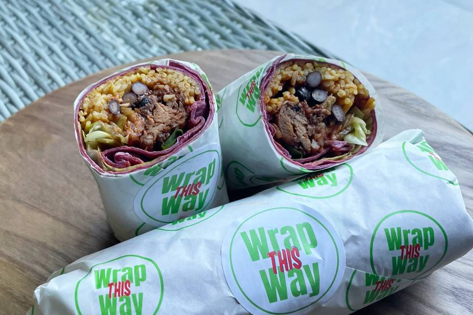 Pulled pork wrap