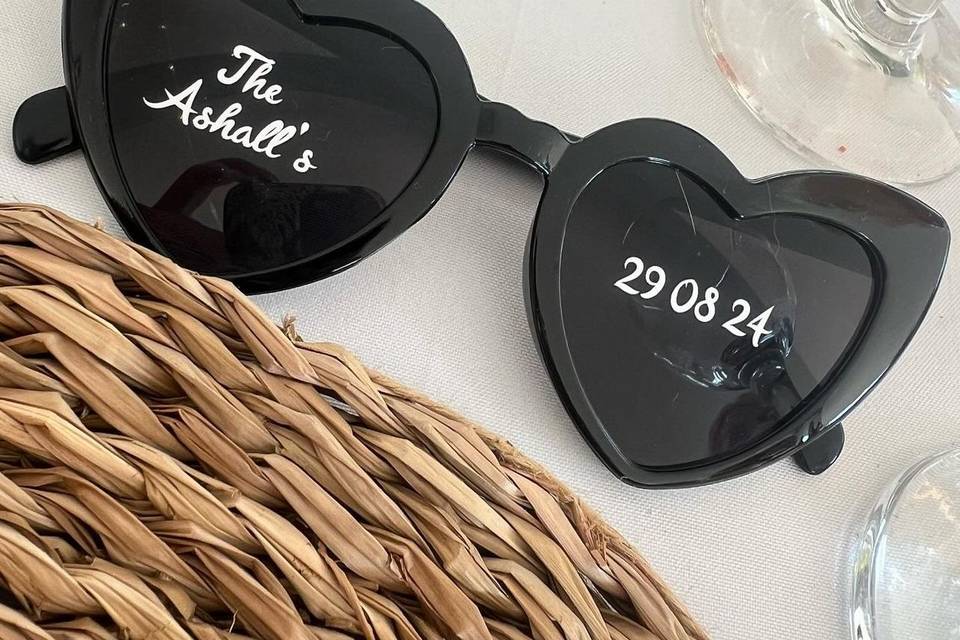 Personalised sunglasses