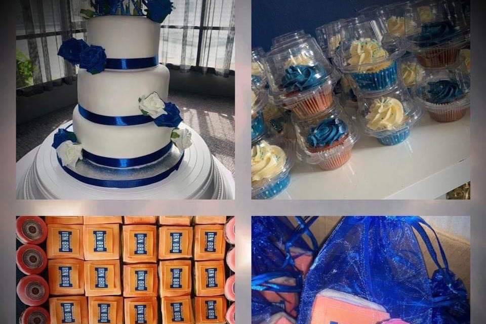 Royal blue and Scottish theme