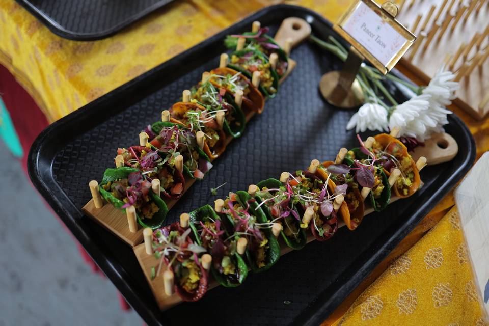 Canape - Paneer Tacos
