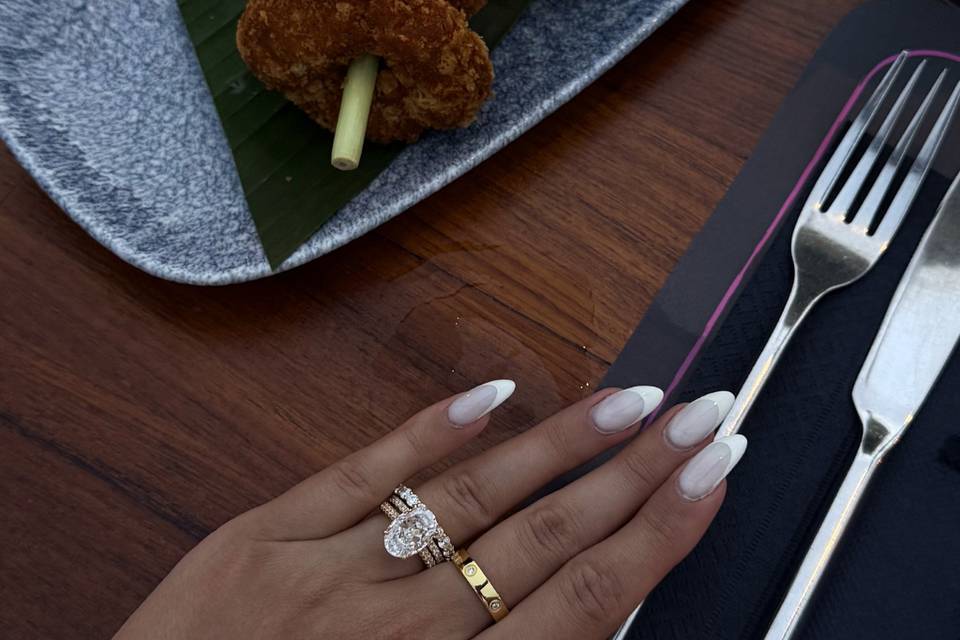 Wedding Oval Cut Ring