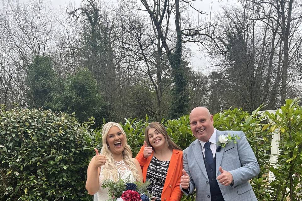 A winter ceremony in Galgorm!