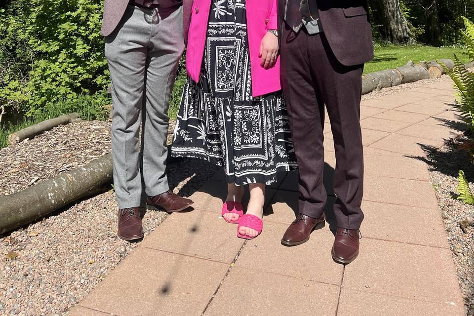 A ceremony in The Wool Tower!