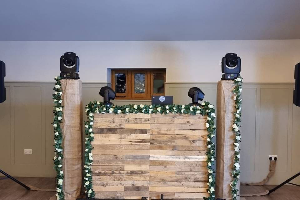 Rustic DJ Booth