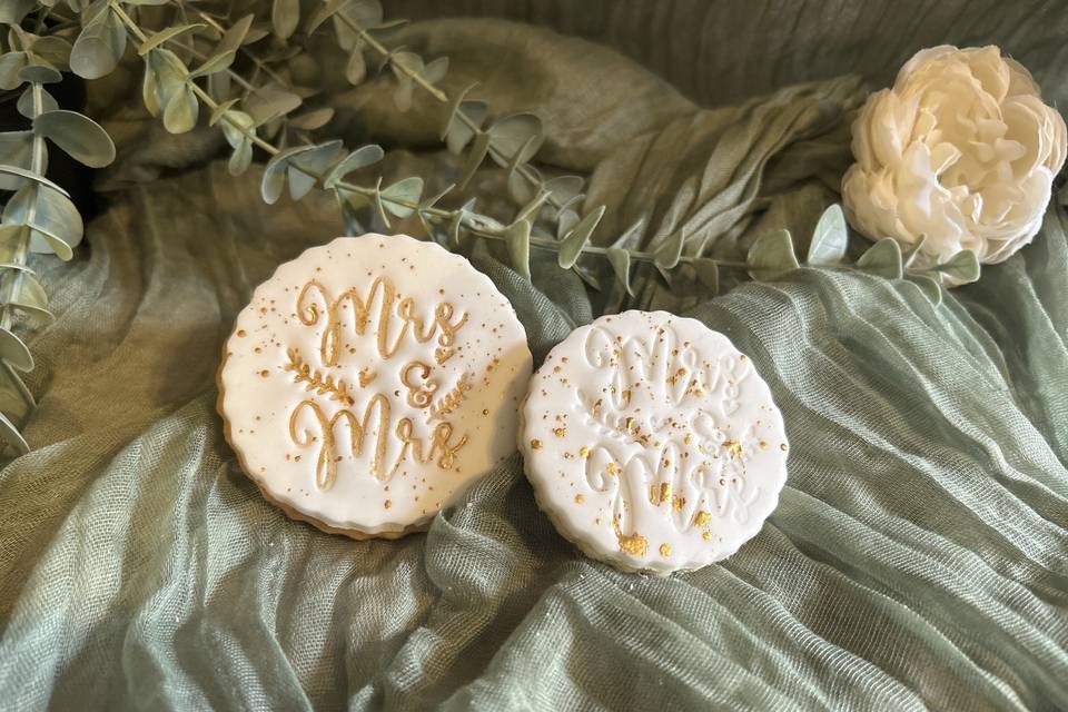 Wedding favour cookies