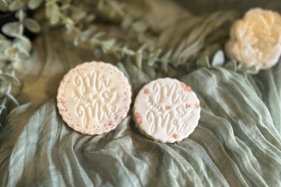 Wedding favour cookies