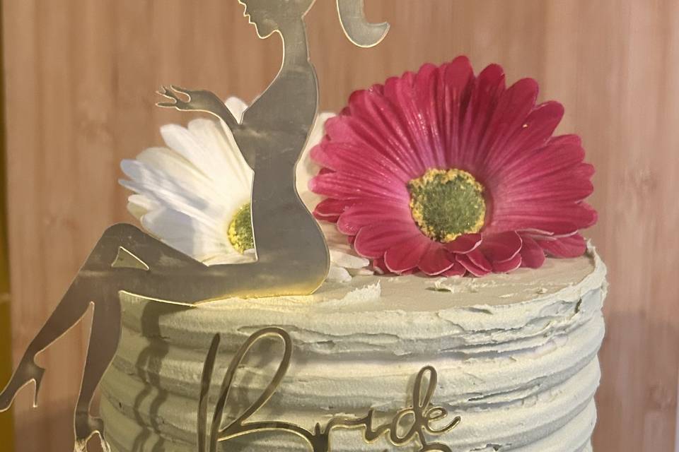 Bridal shower cake example