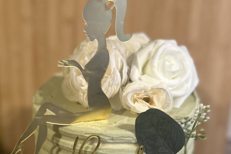 Bridal shower cake example