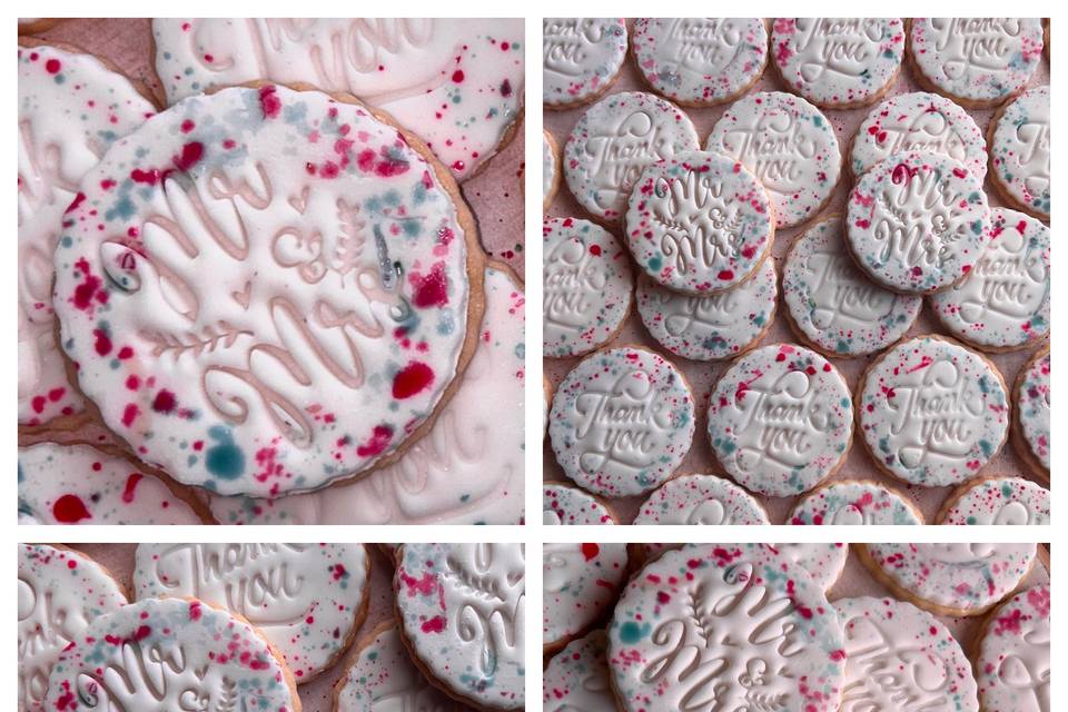 Wedding favour cookies