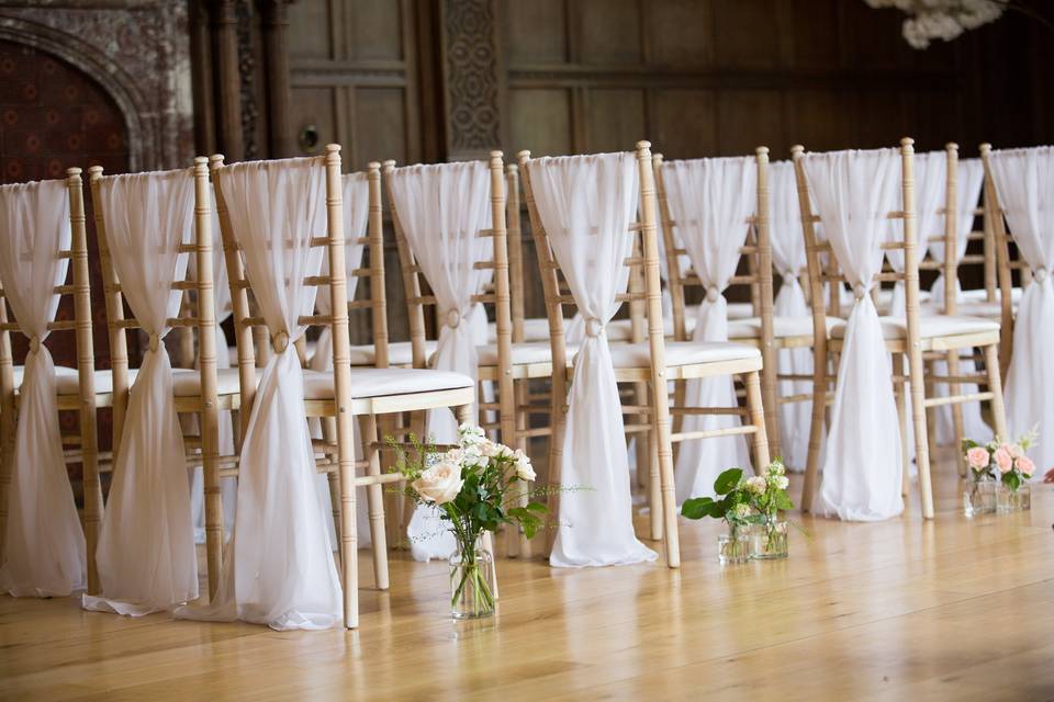Wedding ceremony in the Grand Hall