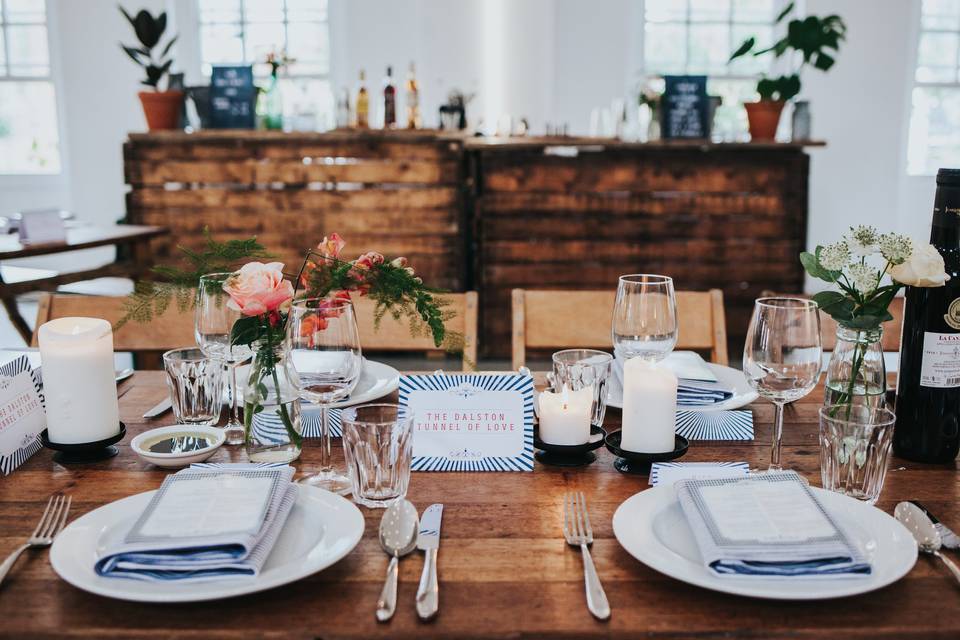 Rustic Stylish Tablescape