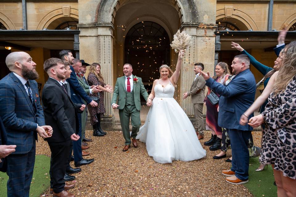 Confetti walk