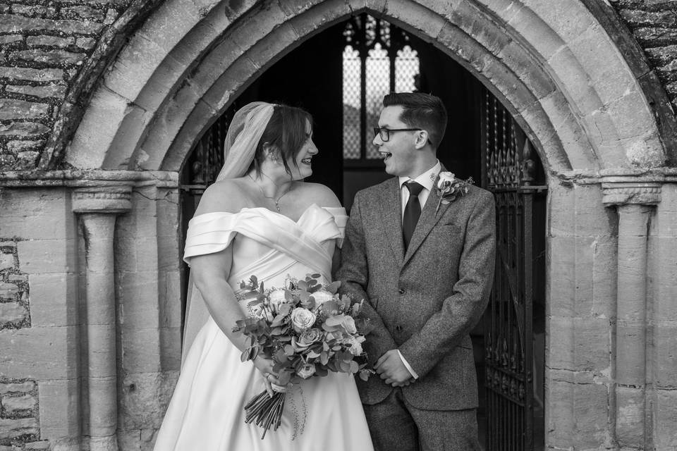 Bride & her brother