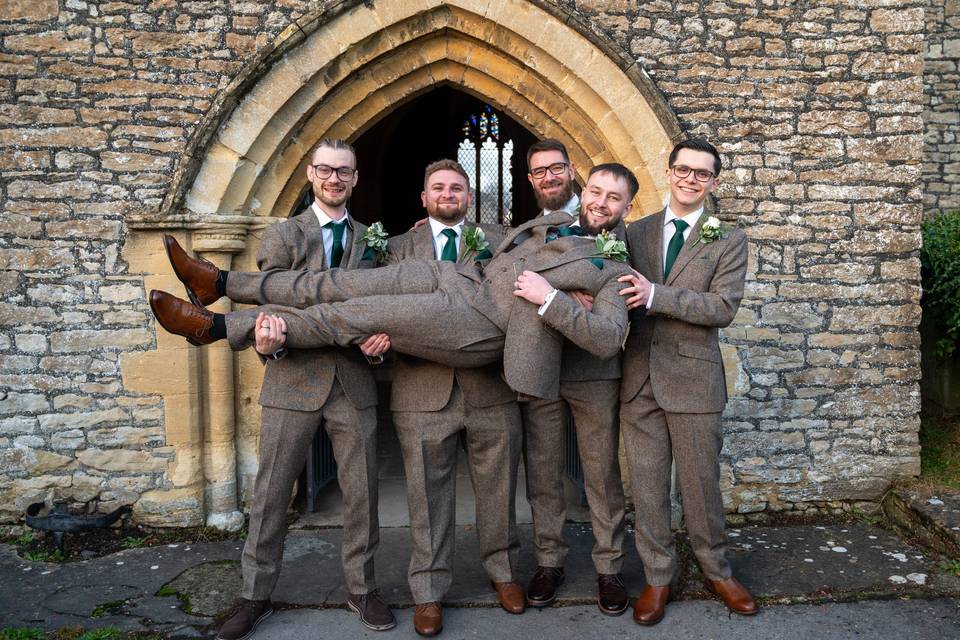 Groom & groomsmen