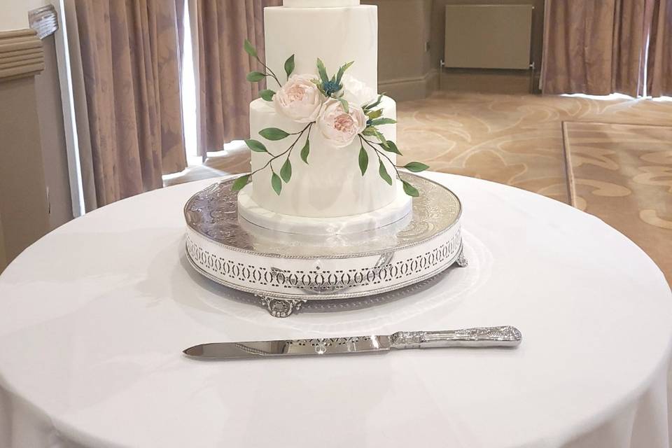 3 tier sugar florals