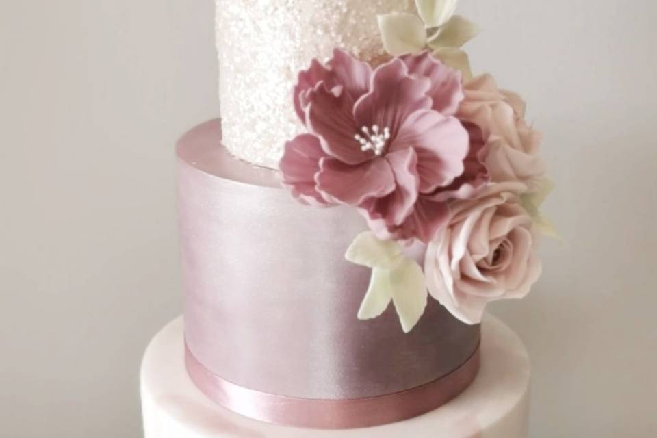 Marble Wedding Cake