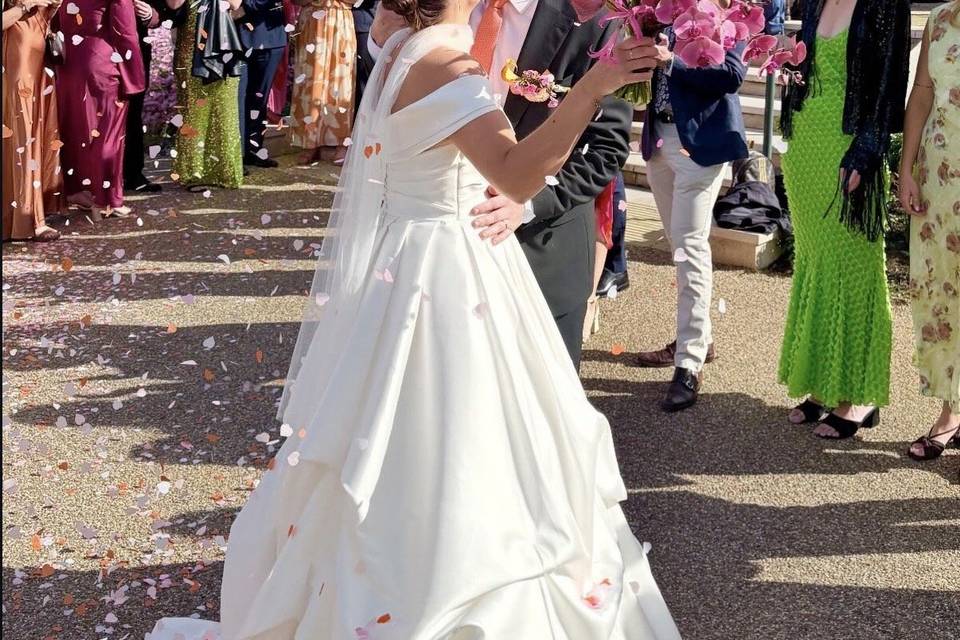 The happy couple