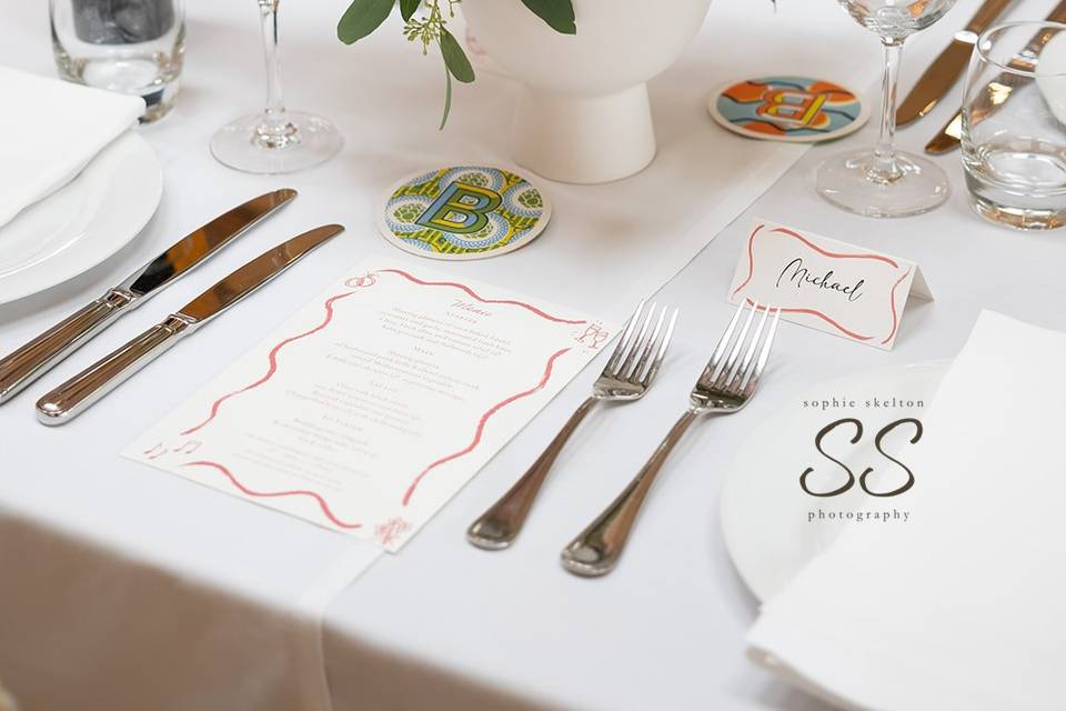 Table set up
