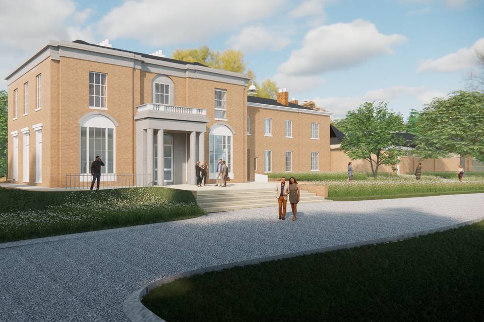 Render of Brockwell Hall