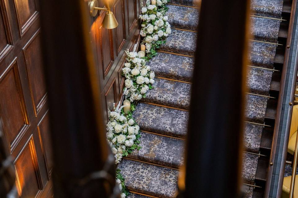 Stair flowers