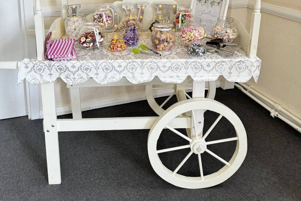 Vintgae sweet cart