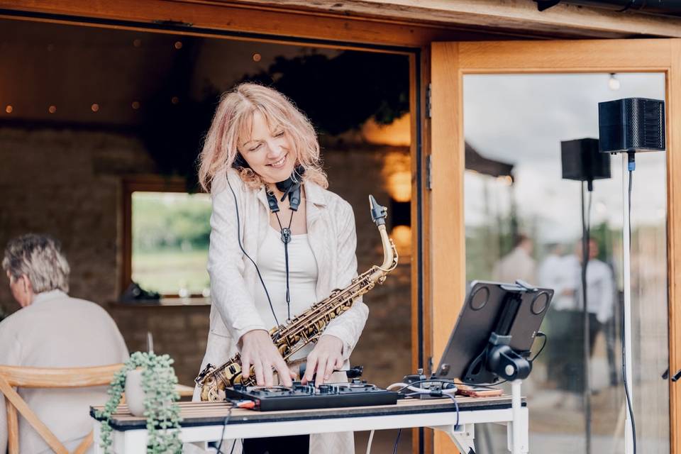 Slimline DJ and sax afternoon