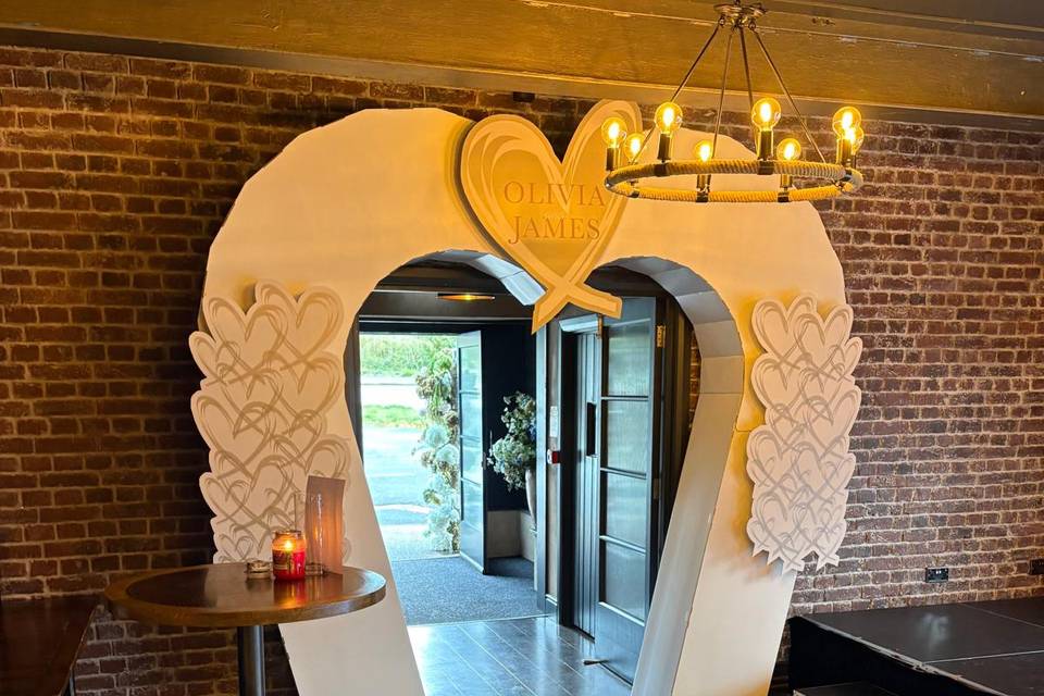 Bespoke Heart Arch