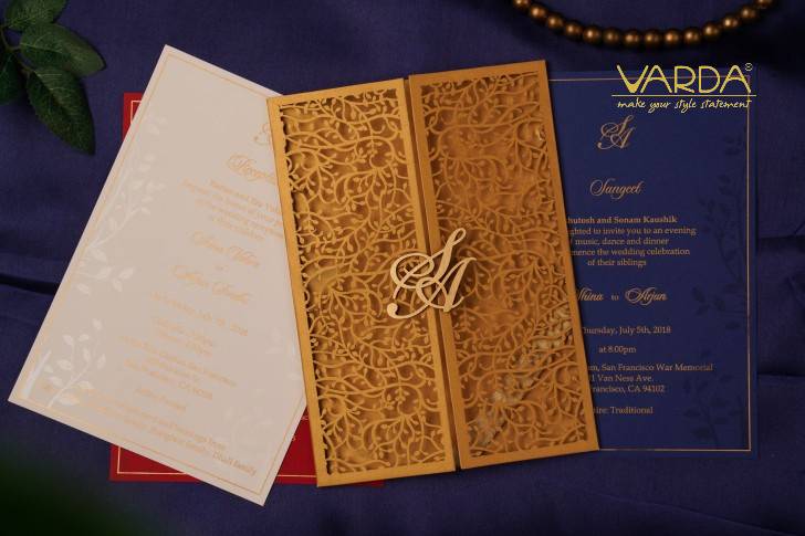 Laser-cut Wedding Invitations