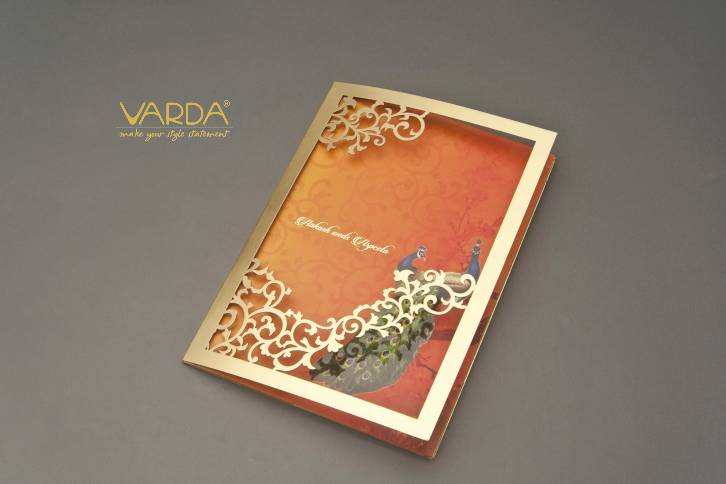 Laser-cut wedding invitations