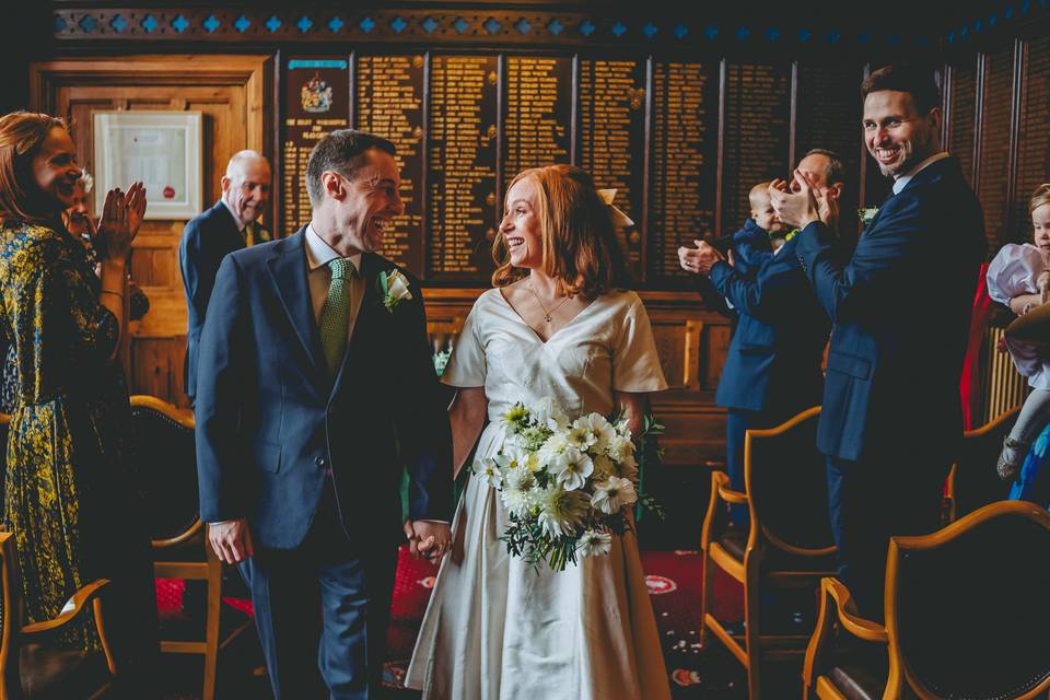 Registry office wedding