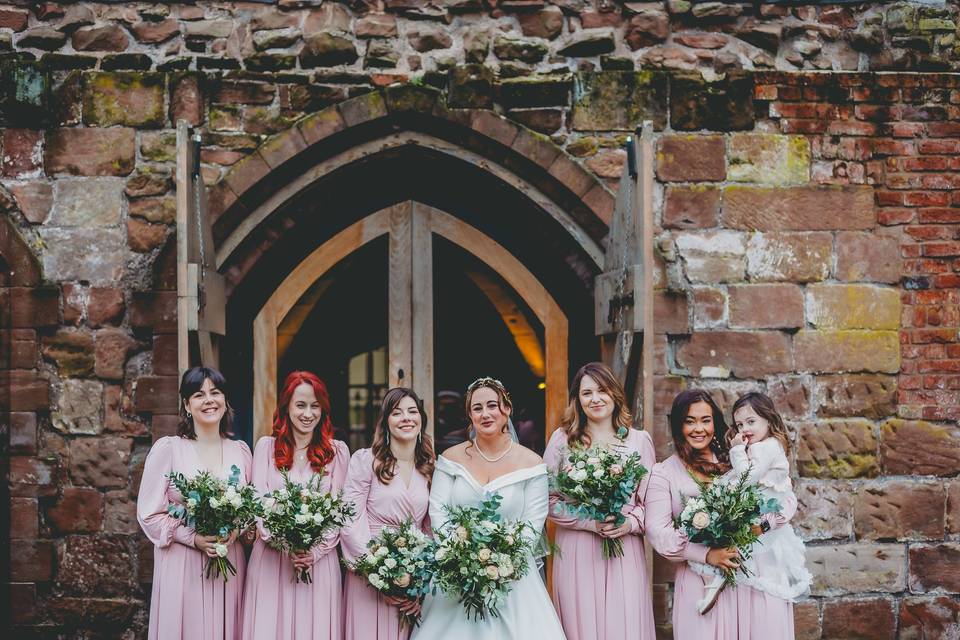 Bridesmaids portraits