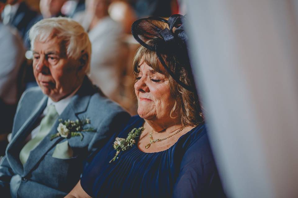 Emotional Mother of the bride