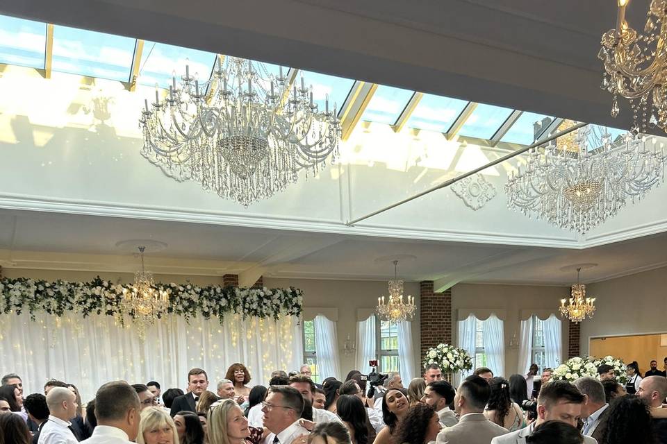 Wedding Dancefloor in Offley