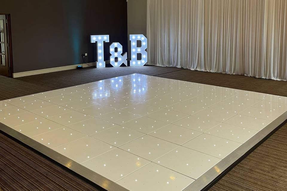 LED Dancefloor & letters