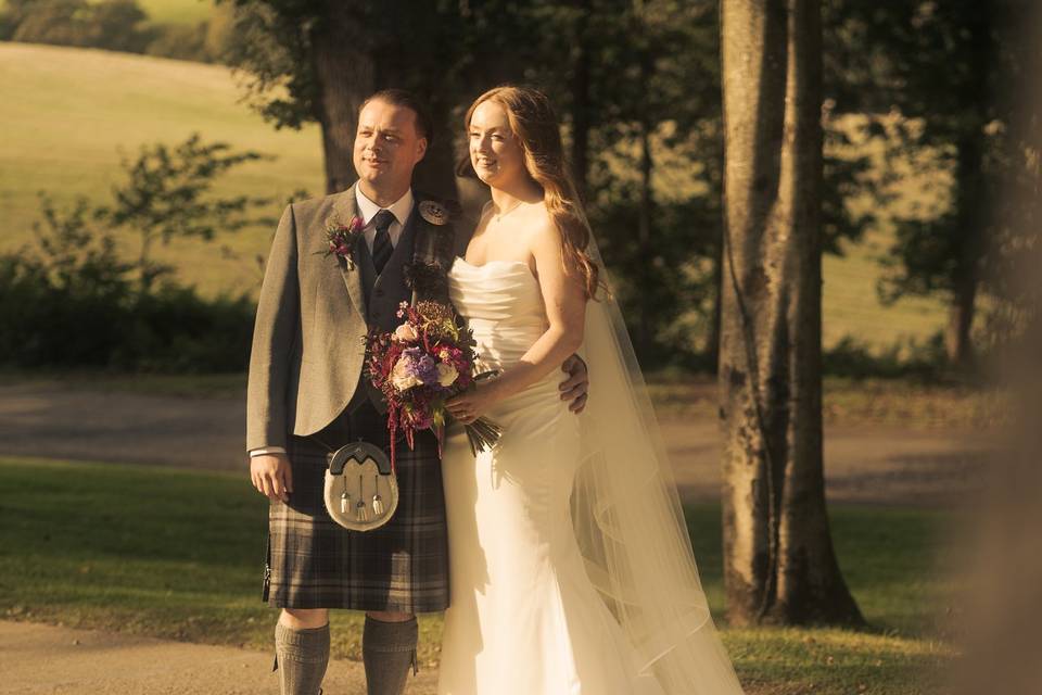 Sunset Wedding Portraits