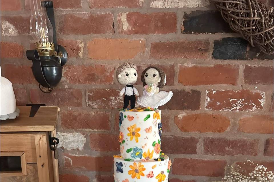 Colourful Tired Cake