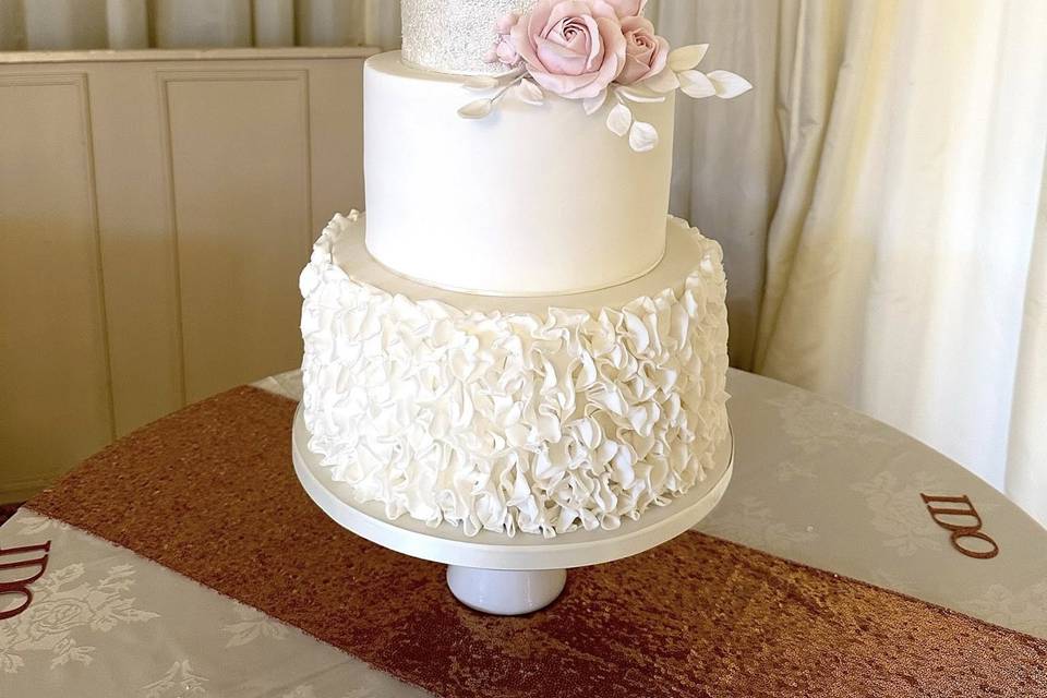 Elegant Ruffles cake