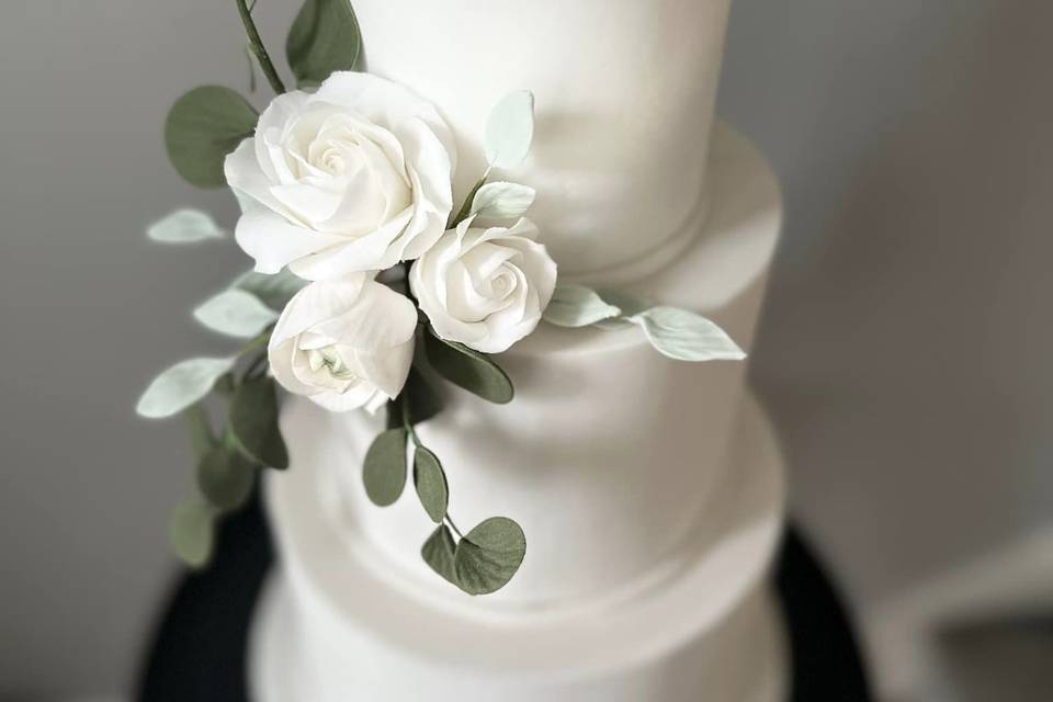 Sugar craft flower decoration